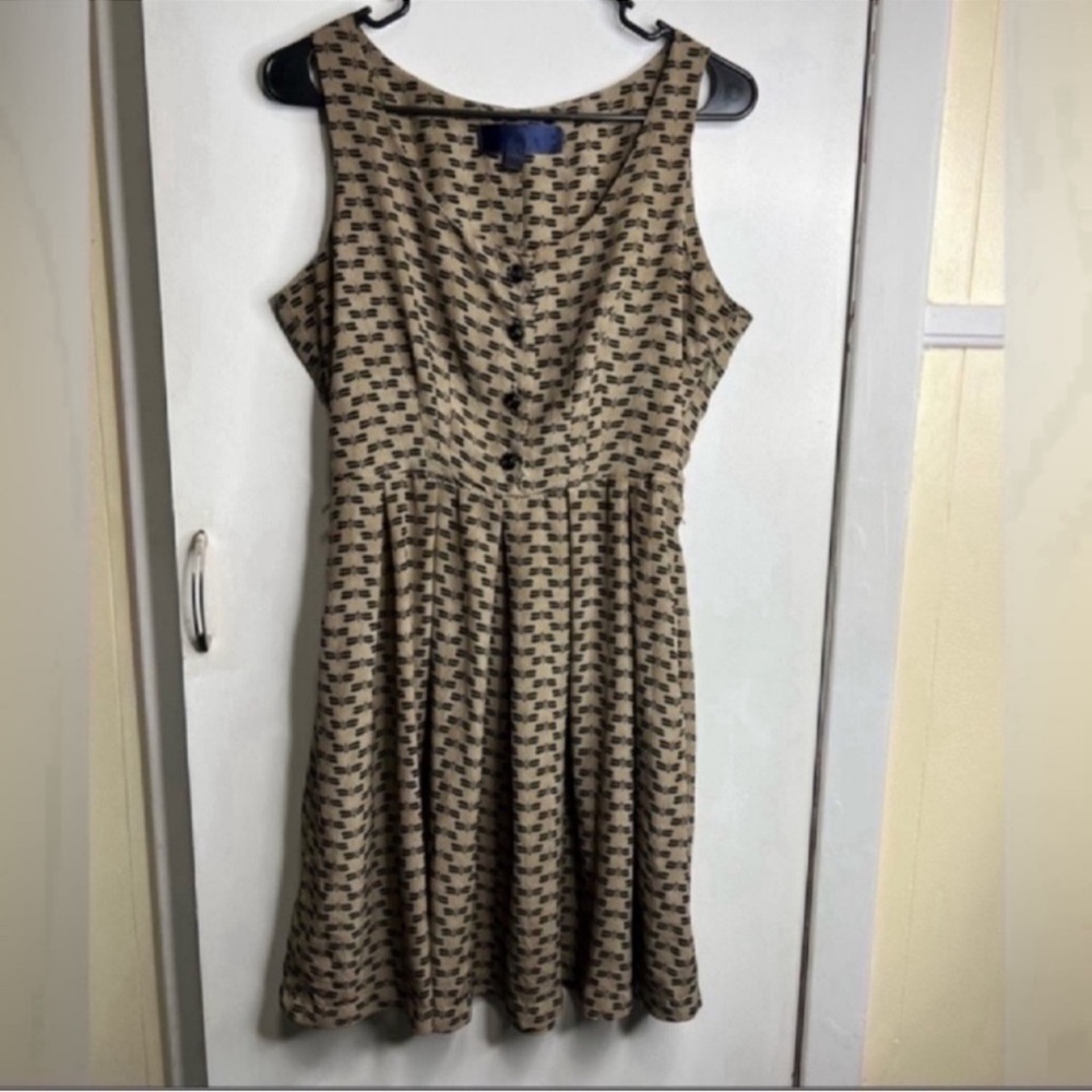 Blue Rain Dragonfly All Over Print Dress